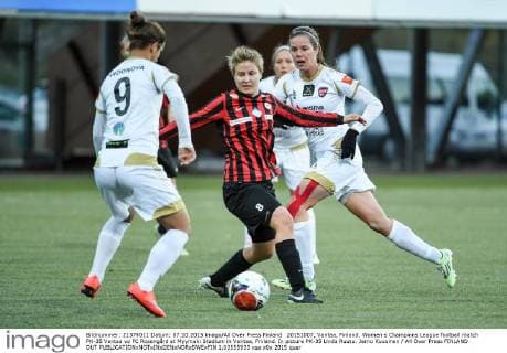 20151007, Vantaa, Finland. Women s Champions League football match PK-35 Vantaa vs FC Roseng?rd at Myymaki Stadium in Vantaa, Fniland. In picture PK-35 Linda Ruutu. Jarno Kuusinen All Over Press FINLAND OUT 1.03555933