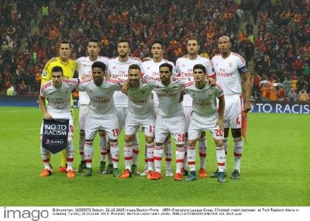 UEFA Champions League Group C football match between at Turk Telekom Arena in Istanbul, Turkey, 21 October 2015. Pictured: Benfica Lisbon team photo.