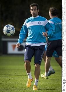 - GENT, BELGIUM: Gent s Rafinha Rafael Scapini de Almeida pictured in action during a training session of Belgian first division soccer team KAA Gent, Tuesday 03 November 2015, in Gent. On Wednesday, Gent is playing against Spanish club Valencia CF in the UEFA Champions League competition, in the group stage, in group H. JASPERxJACOBS x04732698x