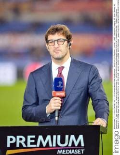 IPP20151105 Football - soccer: UEFA Champions League, AS Rom - Bayer 04 Leverkusen 3, l ex calciatore Ciro Ferrara oggi opinionista tv - xHOCHxZWEIx xItalyxPhotoxPressx