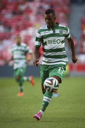 Aug. 31, 2014 - Lisbon, Portugal - Sporting«s forward Nani in action during the Portuguese Liga football match SL Benfica vs Sporting CP at Luz stadium in Lisbon on August 31, 2014. NURPHOTO CARLOS COSTA FBL-LIGA-SPORTING-BENFICA - ZUMAn230