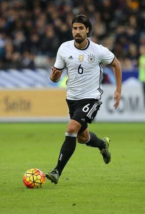 Paris, Fussball, Herren, Länderspiel, Freundschaftsspiel, Frankreich - Deutschland, 13.11.2015 , Stade de France, Paris, Sami Khedira, Deutschland, Aktion, Einzelbild