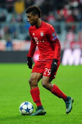 Fussball Champions League Vorrunde 5. Spieltag Bayern München - Olympiakos Piräus am 24.11.2015 in der Allianz-Arena in München Kingsley Coman ( München ) xPBJPGx