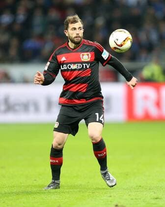 Leverkusen Admir Mehmedi ( 14, Bayer 04 Leverkusen), Bayer 04 Leverkusen - FC Schalke 04, Fussball, 1. Bundesliga, 29.11.2015, Copyright: Deutzmann Eibner-Pressefoto EP_CDN