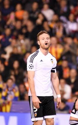 Valencia s Shkodran Mustafi during Champions league match. December 9, 2015. (2015120922)