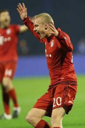 Zagreb, 09.12.2015., Stadion Maksimir, Champions League, group F, GNK Dinamo Zagreb (blue) 0-2 FC Bayern (red) Sebastian RODE (20)