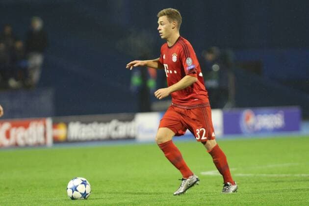 Zagreb, 09.12.2015., Stadion Maksimir, Champions League, group F, GNK Dinamo Zagreb (blue) 0-2 FC Bayern (red) Joshua KIMMICH (32)