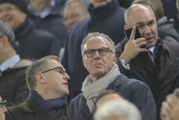 Karl-Heinz RUMMENIGGE (Vorstandsvorsitzender FCB AG) Halbfigur, Freisteller , Aktion, Einzelbild, Portrait, Porträt, JUVENTUS TURIN - FC BAYERN MUENCHEN 2-2 Achtelfinale, Fussball UEFA Champions League, in Turin, Italien, 23.02.2016 CL Saison 2015 2016, FCB, Muenchen