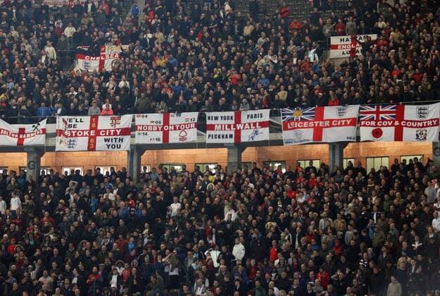 Fussball, Fussball, Testspiel, Freundschaftsspiel, Saison 2015 2015 Herren, Deutschland, 26.03.2016 deutsche Nationalmannschaft, Deutschland - England 2-3, v.l. Fans, Zuschauer, England,