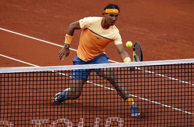 Tennis, Barcelona Open, Nadal - Fognini April 22, 2016 - Barcelona, Catalonia, Spain - Rafa Nadal during the match against Fabio Fognini, corresponding to the 1 4 final of the Open Banc Sabadell, 64 Trophy Conde de Godo, played on the RCT Barcelona1899, on april 22, 2016. Photo: Barcelona Open Banc Sabadell - Day 5 - ZUMAn230