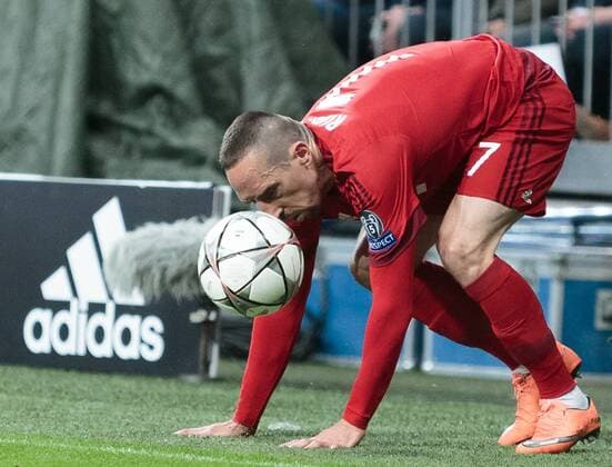03.05.2016, Allianz Arena, Muenchen, GER, UEFA CL, FC Bayern Muenchen vs Atletico Madrid, Halbfinale, Rueckspiel, im Bild Franck Ribery (FC Bayern Muenchen) Franck Ribery (FC Bayern Muenchen) during the UEFA Champions League semi Final, 2nd Leg match between FC Bayern Munich and Atletico Madrid at the Allianz Arena in Muenchen, Germany on 2016 05 03. Muenchen EP_fei