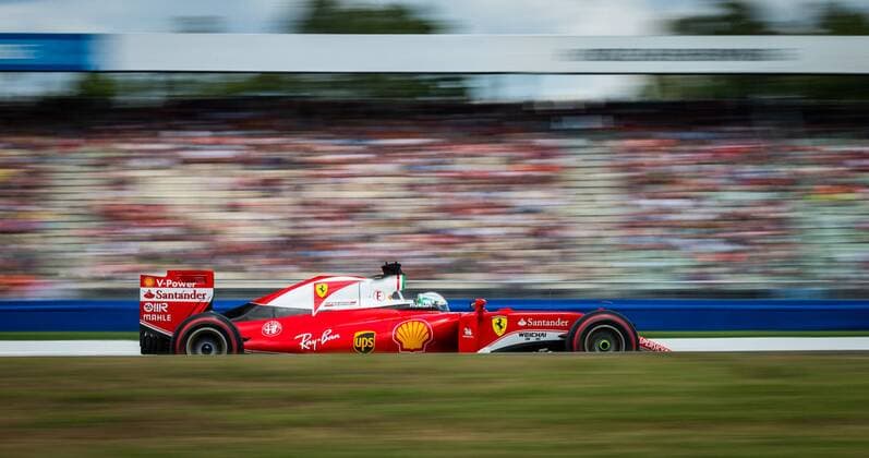 Sebastian Vettel (Scuderia Ferrari), Grosser Preis von Deutschland 2016, Qualifikation, Motorsport, Formel 1, 30.07.2016, Copyright: Neis Eibner-Pressefoto EP_ANS