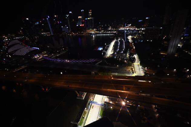 Start Formel1 Singapur 2016, Singapur Flyer Grosser Preis von Singapur 2016, Motorsport, Formel 1,Formula One World Championship WM Weltmeisterschaft Rd15, Singapore Grand Prix, Race, Marina Bay Street Circuit, Singapore, Sunday 18 September 2016. 18.09.2016, Singapur Copyright: xAndrexJerry Eibner-Pressefotox EP_JAE