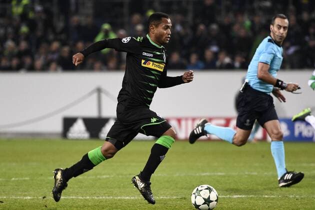 Borussia-Park Mönchengladbach 1.11.16 Champions League, 2016 17, Vorrunde, 4. Spieltag, Borussia Mönchengladbach (Moenchengladbach, Gladbach) vs. Celtic Glasgow --- Raffael (Gladbach)