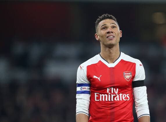 Arsenal s Kieran Gibbs looks on dejected during the EFL Cup match at the Emirates Stadium, London. Picture date October 30th, 2016 Pic David Klein Sportimage EDITORIAL USE ONLY. No use with unauthorised audio, video, data, fixture lists, club league logos or live services. Online in-match use limited to 120 images, no video emulation. No use in betting, games or single club league player publications.
