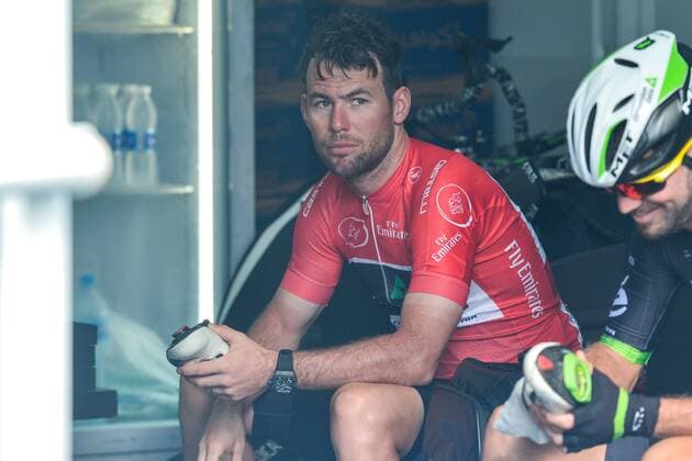 February 1, 2017 - Dubai, United Arab Emirates - A British professional road racing cyclist, Mark Cavendish from Team Dimension Data, ahead of the Ras Al Khaimah stage, 186 km second stage of Tour of Dubai 2017, with a start from DIMS - Dubai International Marina Club, and finish in Ras Al Khaimah, one of the world s fastest growing tourism destination..The 2017 Dubai Tour takes place from 31st January to 4th February..On Wednesday 2 February 2017, in Dubai, UAE. Dubai: Marcel Kittel Celebrates His Second Victory - ZUMAn230 20170201_zaa_n230_201 Copyright: xArturxWidakx