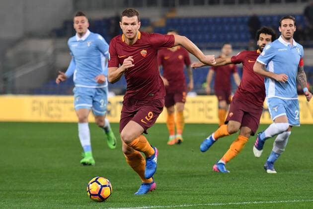 Edin Dzeko Roma Roma 01-03-2017 Stadio Olimpico Football Calcio Coppa Italia 2016 2017 Lazio - AS Roma - AndreaxStaccioli