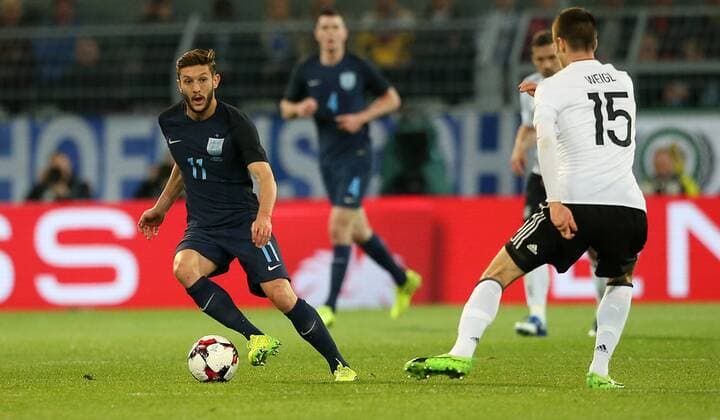 Fußball Länderspiel: Deutschland - England am 22.03.2017, International Friendly Länderspiel Germany - England, Signal Iduna Park Dortmund, Germany, xmdx, freundschaftsspiel, testspiel, germany, england, dfb, nationalmannschaft, die mannschaft, Adam Lallana (11 ,Liverpool, England) Deutschland - England