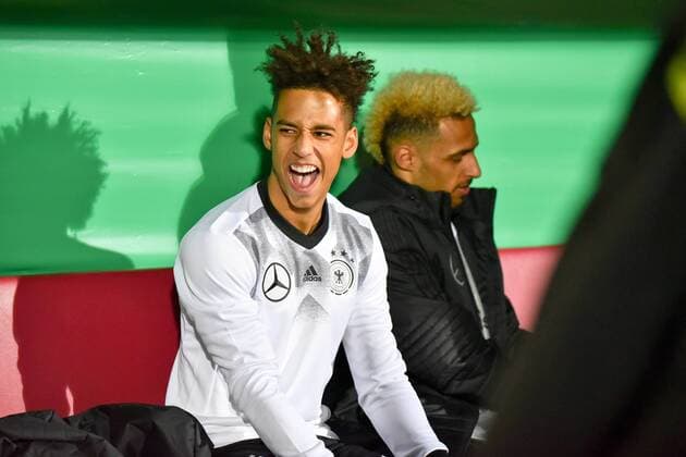 Bilder des Tages - SPORT Fußball, U21 Länderspiel, Deutschland - England GER, FSP, U 21, Deutschland (GER) vs England (ENG) 24.03.2017, Brita-Arena, Wiesbaden, GER, FSP, U 21, Deutschland (GER) vs England (ENG), picture shows im Bild: Thilo Kehrer (U 21 Deutschland Germany 27) Foto © nordphoto Fabisch nordphotox xFabisch