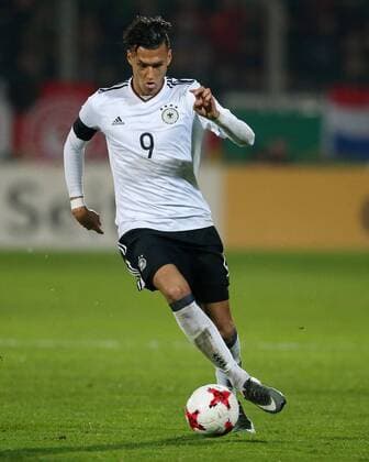 Fußball U21 U 21 Länderspiel: Deutschland - England am 24.03.2017, International Friendly Länderspiel Men under 21, Germany - England, Brita-Arena Wiesbaden, Germany, xmdx, freundschaftsspiel, testspiel, Davie SELKE ( 9 ,Deutschland, Germany, RB Leipzig) Deutschland - England