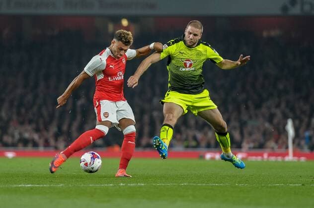 Alex Oxlade-Chamberlain of Arsenal during the EFL Cup fourth round match between Arsenal and Reading at the Emirates Stadium, London, England on 25 October 2016. Copyright: xSalvioxCalabresex 12510016