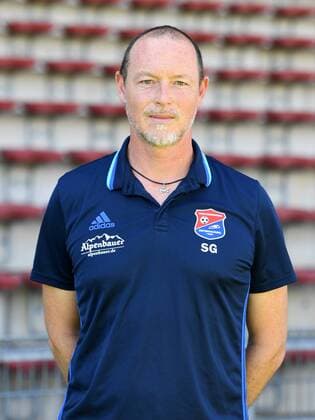 Co-Trainer Steffen Galm (Unterhaching) Porträt, Portrait, Einzelbild, Aktion, Action, Fußball, GER, 3.Liga, Porträttermin 2017 2018, SpVgg Unterhaching, xslx