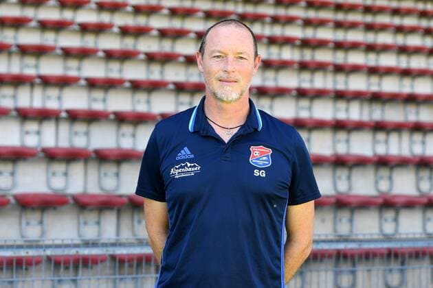 Co-Trainer Steffen Galm (Unterhaching) Porträt, Portrait, Einzelbild, Aktion, Action, Fußball, GER, 3.Liga, Porträttermin 2017 2018, SpVgg Unterhaching, xslx