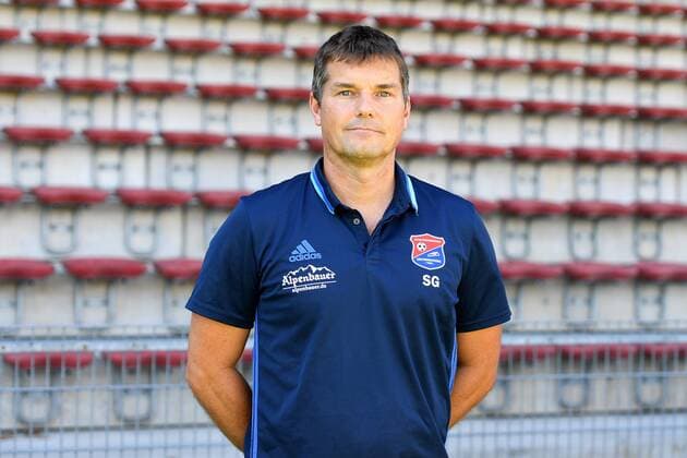 Athletic Trainer Frank Thömmes (Unterhaching), Einzelbild, Aktion, Action, Porträt, Portrait, Fußball, GER, 3.Liga, Porträttermin 2017 2018, SpVgg Unterhaching, xslx