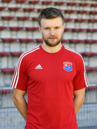 Stephan Hain (Unterhaching, 9) Einzelbild, Aktion, Action, Porträt, Portrait, Fußball, GER, 3.Liga, Porträttermin 2017 2018, SpVgg Unterhaching, xslx