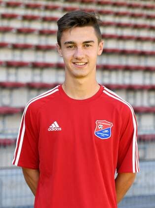 Christoph Ehlich (Unterhaching, 33) Einzelbild, Aktion, Action, Porträt, Portrait, Fußball, GER, 3.Liga, Porträttermin 2017 2018, SpVgg Unterhaching, xslx