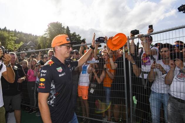 Red Bull s Dutch driver Max Verstappen pictured during preparations for the Grand Prix F1 of Belgium race, in Spa-Francorchamps, Thursday 24 August 2017. The Spa-Francorchamps Formula One Grand Prix takes place this weekend, from August 25th to August 27th. NICOLASxLAMBERT x05151718x