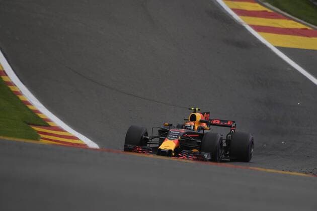 Red Bull s Dutch driver Max Verstappen pictured during the free practice for the Grand Prix F1 of Belgium race, in Spa-Francorchamps, Friday 25 August 2017. The Spa-Francorchamps Formula One Grand Prix takes place this weekend, from August 25th to August 27th. NICOLASxLAMBERT x05152206x