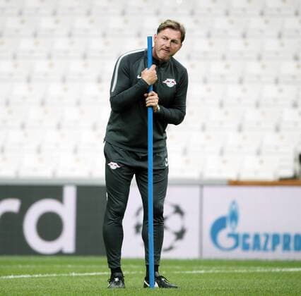 RB Leipzig - Training Fussball Champions League Istanbul, 25.09.2017, Vodafone Park, Fussball, UEFA Champions League, Gruppe G, 2.Spieltag , Besiktas Istanbul vs. RB Leipzig , Training am Vortag des Spieles. , Im Bild; Trainer Ralph Hasenhüttl Hasenhuettl (RB Leipzig) ,