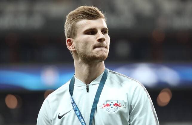 Besiktas Istanbul - RB Leipzig Fussball Champions League Istanbul, 26.09.2017, Vodafone Park, Fussball, UEFA Champions League, Gruppe G, 2.Spieltag , Besiktas Istanbul vs. RB Leipzig , Im Bild; Timo Werner (11, RB Leipzig) vor dem Spiel. ,