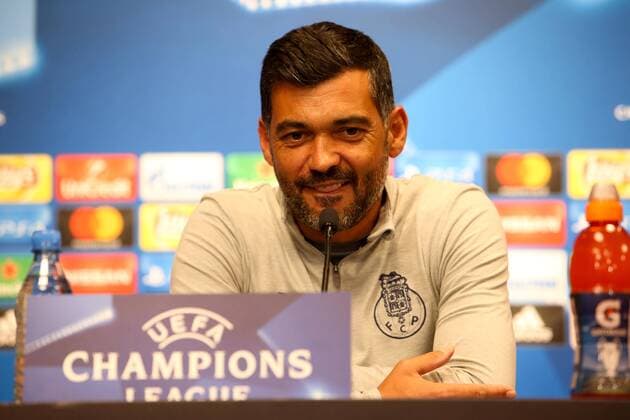 RB Leipzig - PK Champions League Leipzig, 16.10.2017, Red Bull Arena, Fussball, UEFA Champions League, Gruppe G, 3.Spieltag, Pressekonferenz am Vortag des Spiels , RB Leipzig vs. FC Porto , Im Bild: Trainer Sergio Conceicao Conceicao (Porto) ,