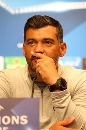 RB Leipzig - PK Champions League Leipzig, 16.10.2017, Red Bull Arena, Fussball, UEFA Champions League, Gruppe G, 3.Spieltag, Pressekonferenz am Vortag des Spiels , RB Leipzig vs. FC Porto , Im Bild: Trainer Sergio Conceicao Conceicao (Porto) ,