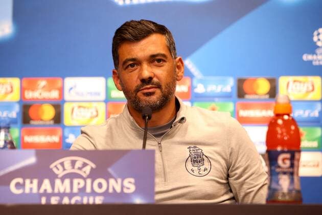 RB Leipzig - PK Champions League Leipzig, 16.10.2017, Red Bull Arena, Fussball, UEFA Champions League, Gruppe G, 3.Spieltag, Pressekonferenz am Vortag des Spiels , RB Leipzig vs. FC Porto , Im Bild: Trainer Sergio Conceicao Conceicao (Porto) ,