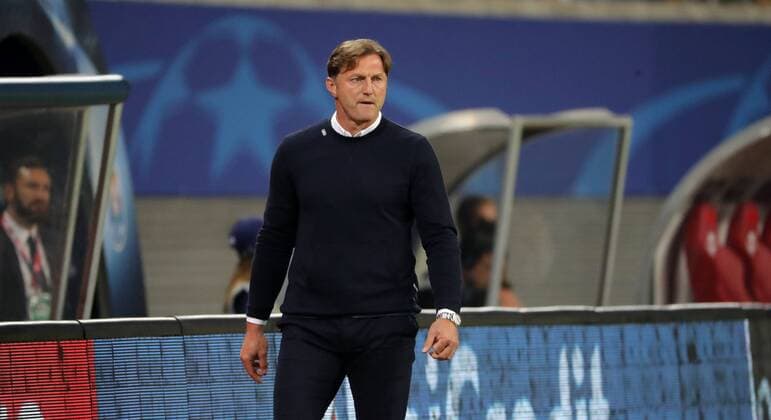 RB Leipzig - Porto Fussball Champions League Leipzig, 17.10.2017, Red Bull Arena, Fussball, UEFA Champions League, Gruppe G, 3.Spieltag , Rasenballsport Leipzig vs. FC Porto , Im Bild; Trainer Ralph Hasenhüttl Hasenhuettl, RB Leipzig,