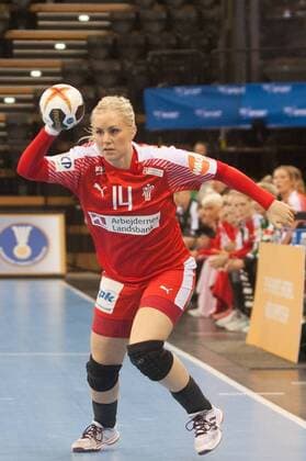 GER, IHF WM 2017, Japan (JPN) vs Dänemark (DEN) 03.12.2017, EWE Arena, Oldenburg, Germany, 23.IHF World Championship WM Weltmeisterschaft 2017 Women, first round, Group C, Japan vs Dänemark, im Bild Lotte GRIGEL (DEN 14 )