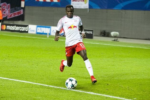 Fußball-Champions-League 2017 2018, Gruppenphase, 6. Spieltag RB Leipzig - Besiktas Istanbul (06.12.2017) Bruma (RBL) am Ball. Leipzig Sachsen Deutschland