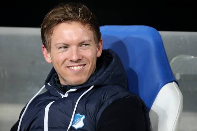 Julian Nagelsmann (Trainer, Cheftrainer, Hoffenheim), Porträt, Portrait, Einzelbild, Aktion, Action ,Freude, freundlich, fröhlich, strahlend, optimistisch, Fussball, UEFA Europa League, TSG 1899 Hoffenheim - PFK Ludogorez Rasgrad 1945,