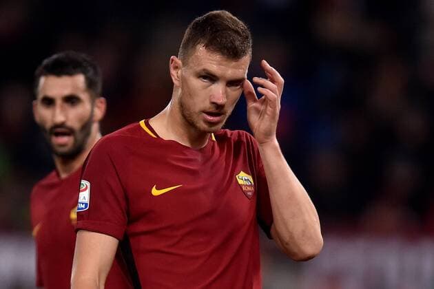 Edin Dzeko Roma Roma 06-01-2018 Stadio Olimpico Football Calcio Serie A 2017 2018 AS Roma - Atalanta . Foto Andrea Staccioli Insidefoto andreaxstaccioli