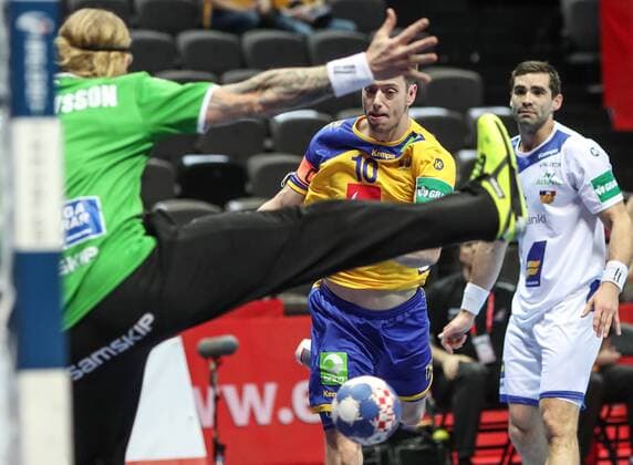 Handball, EM, Schweden - Island European Handball Championship, Group A, 1st Round, Sweden - Iceland 12.01.2018., Croatia, Spaladium Arena, Split - European Handball Championship, Group A, 1st Round, Sweden - Iceland. Niclas Ekberg. SlavkoxMidzor PIXSELL