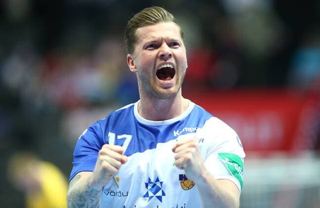 Bilder des Tages - SPORT Handball, EM, Schweden - Island European Handball Championship, Group A, 1st Round, Sweden - Iceland 12.01.2018., Croatia, Spaladium Arena, Split - European Handball Championship, Group A, 1st Round, Sweden - Iceland. Arnor Thor Gunnarsson. SlavkoxMidzor PIXSELL
