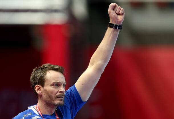 European Handball Championship, Group B, 2nd Round, Norway - Belarus 14.01.2018., Croatia, sports hall Zlatika, Porec - European Handball Championship, Group B, 2nd Round, Norway - Belarus. Christian Berge, coach. IgorxKralj PIXSELL