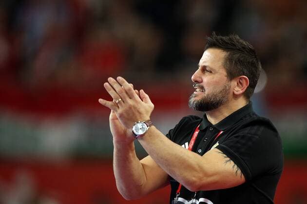Handball, EM, Ungarn - Spanien European Handball Championship, Group D, 2nd Round, Hungary - Spain 15.01.2018., Croatia, Arena, Varazdin - European Handball Championship, Group D, 2nd Round, Hungary - Spain. VRANJES Ljubomir GoranxStanzl PIXSELL