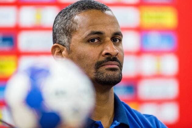 16.01.2018, Zatika Centre, Porec, CRO, EHF EM, Herren, Frankreich vs Weissrussland, Gruppe B, im Bild Didier Dinart of France during the preliminary round, group B match of the EHF men s Handball European Championship EM Europameisterschaft between France and Belarus at the Zatika Sport Centre in Porec, Croatia on 2018 01 16. Porec