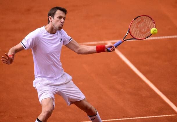 PXL_Davis Cup, first round, Croatia - Canada, doubles 03.02.2018., Gradski vrt, Osijek, Croatia - Davis Cup by BNP Paribas first round, Croatia - Canada, doubles, Marin Cilic, Ivan Dodig - Daniel Nestor, Vasek Pospisil. Daniel Nestor. MarkoxPrpic PIXSELL