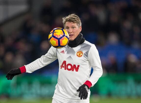 Bastian Schweinsteiger of Manchester United ManU during pre match warm ups before the EPL - Premier League match between Crystal Palace and Manchester United at Selhurst Park, London, England on 14 December 2016. Copyright: xAndyxRowlandx PMI-0847
