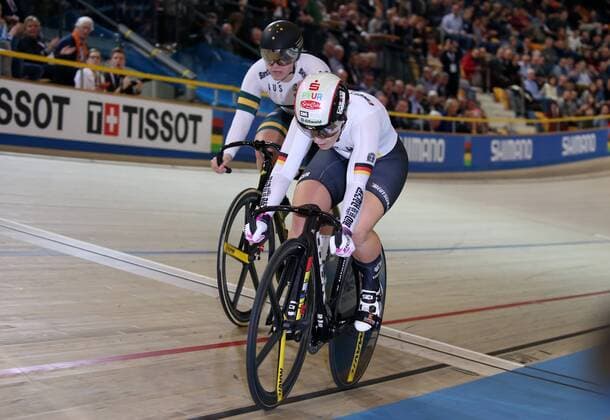Bilder des Tages - SPORT Bahnrad, WM Apeldoorn, Kristina Vogel gewinnt elftes WM-Gold und schreibt Geschichte UCI 2018 Track cycling Rad Radsport Bahnrad Bahn World Championships, UCI Bahn Weltmeisterschaften 2018, Apeldoorn (NED), 02.03.2018, xmdx, Womens Sprint Finals for Gold, World Champion Kristina VOGEL (GER, Germany, Deutschland), 2nd 2018 Track Cycling World Championships